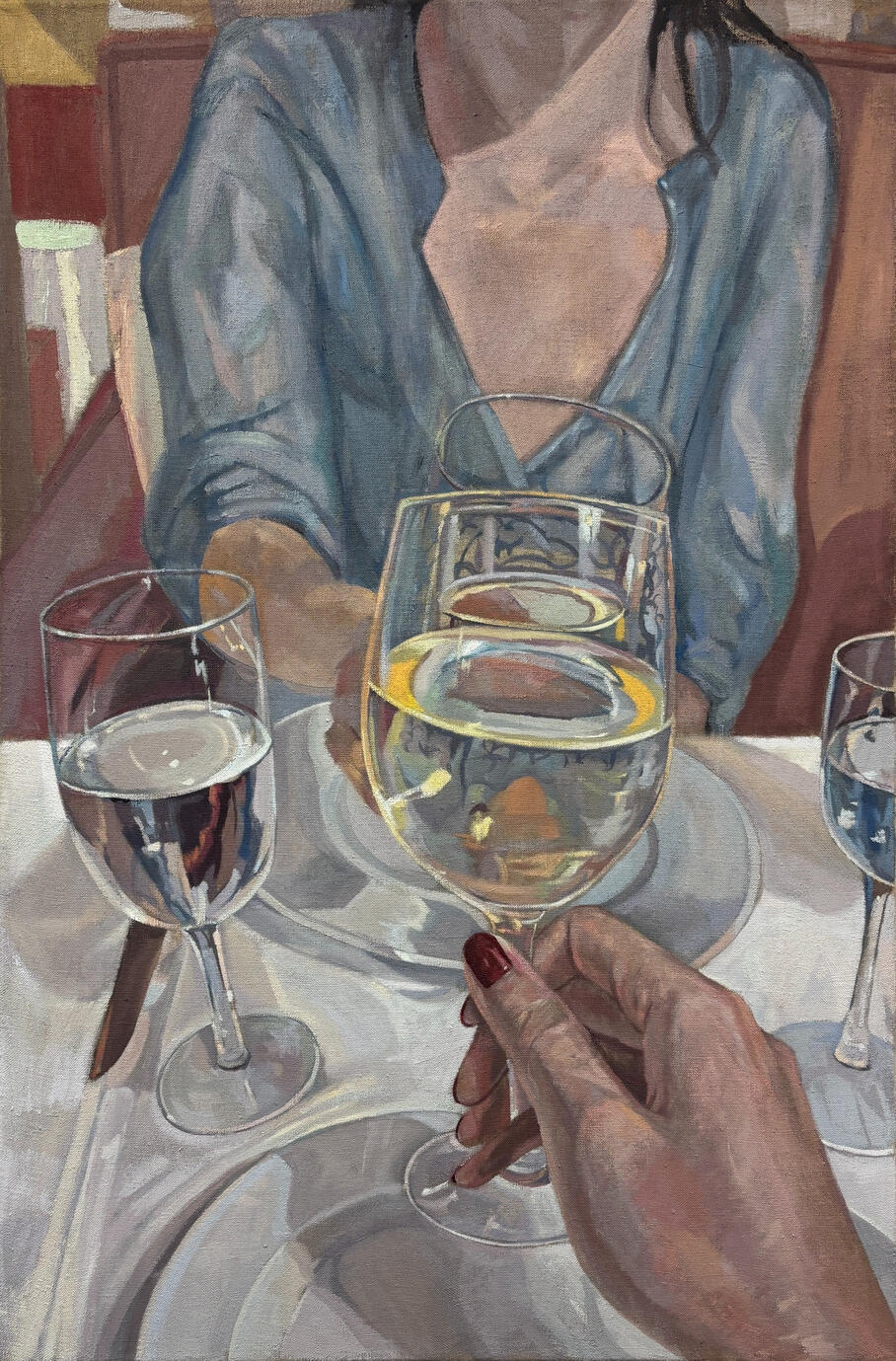 Cheers! 20*30" oil paint