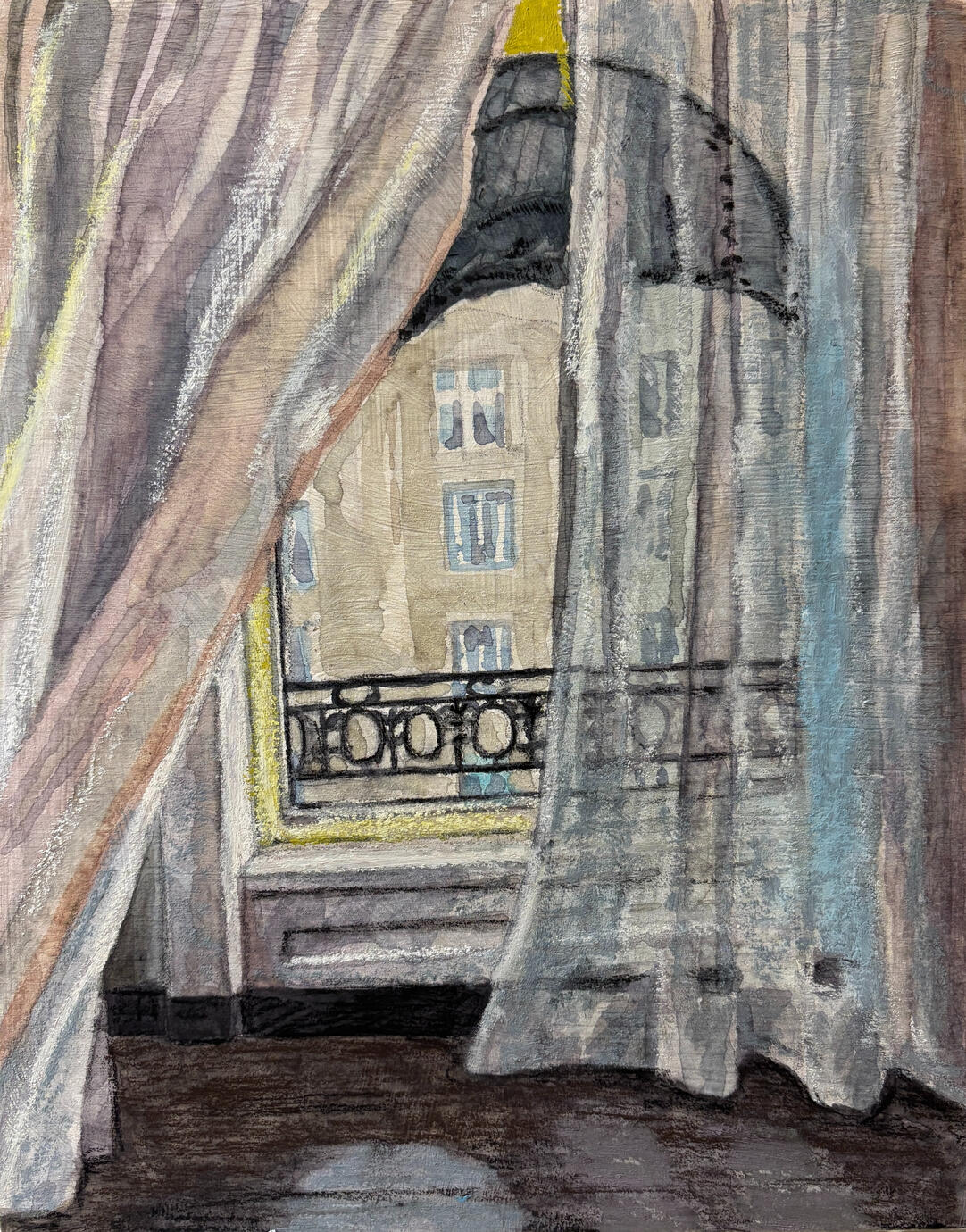 A fleeting moment 8*12" watercolor, pastel