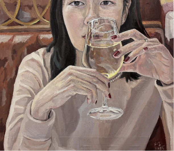 The night 18.5*16” oil paint