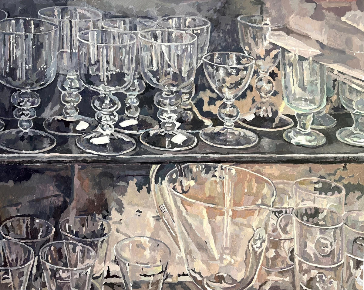 Window display1 40*50cm oil paint