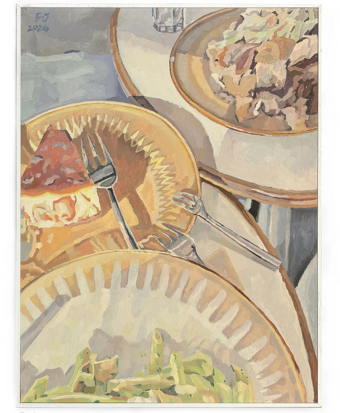 Lunch2 30*40cm oil paint