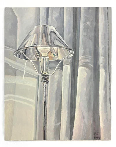 The lamp 40*50cm oil paint