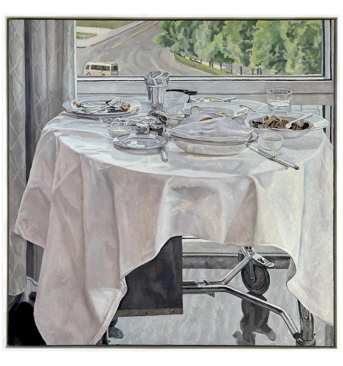 Yesterday Dinner 100*100cm oil paint