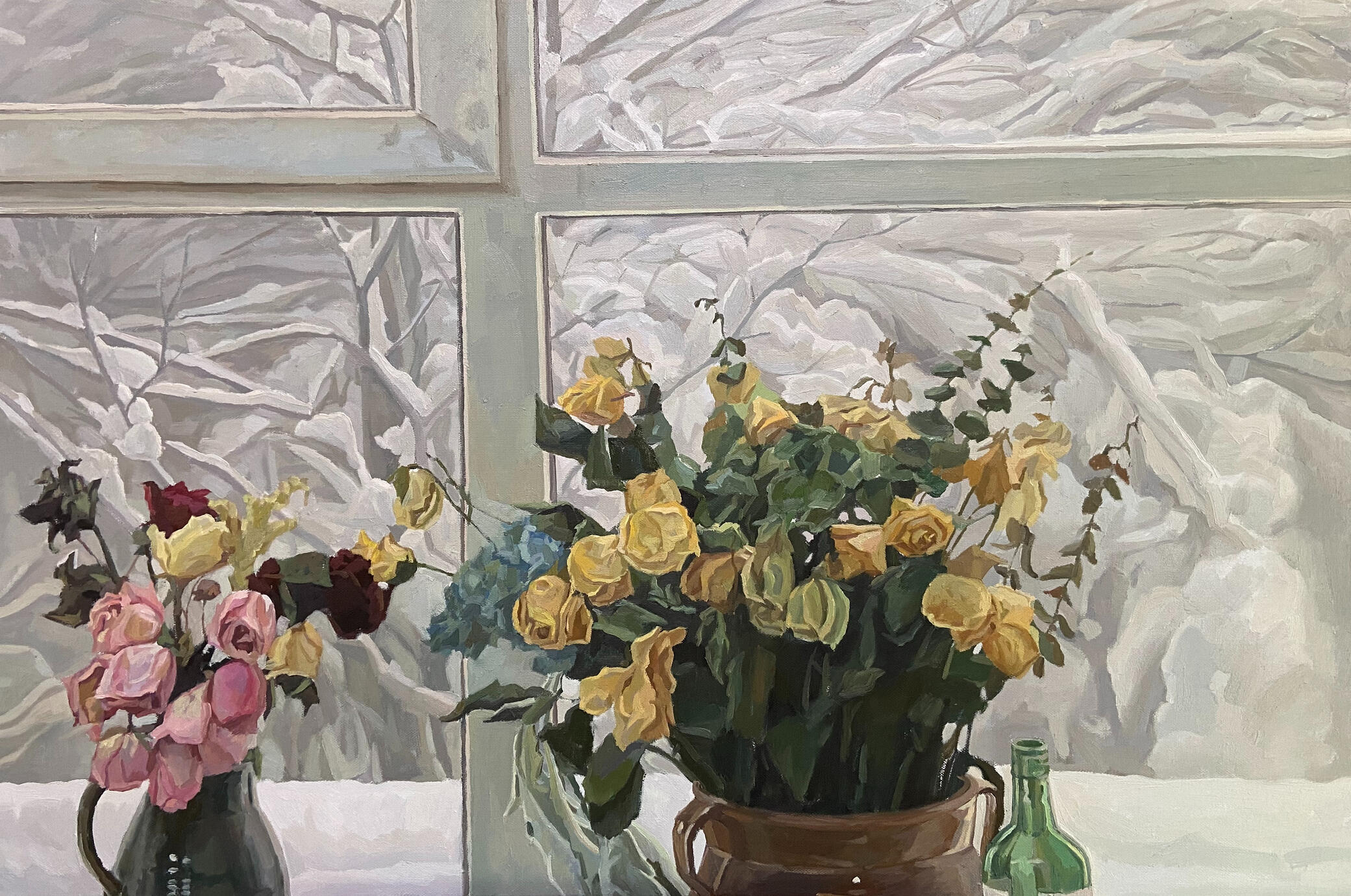 Snow 60*90cm oil paint