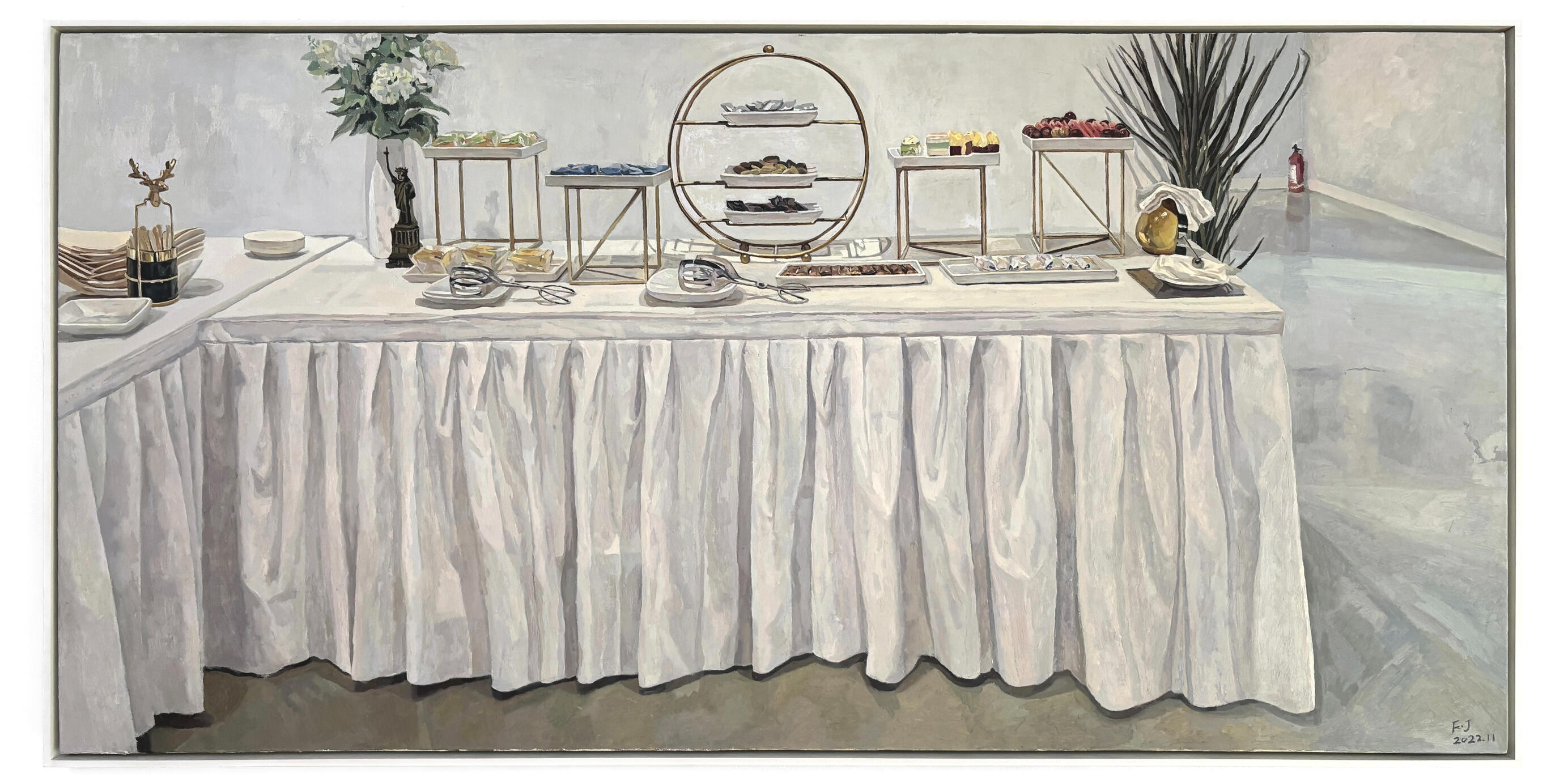 Banquet1 70*140cm oil paint