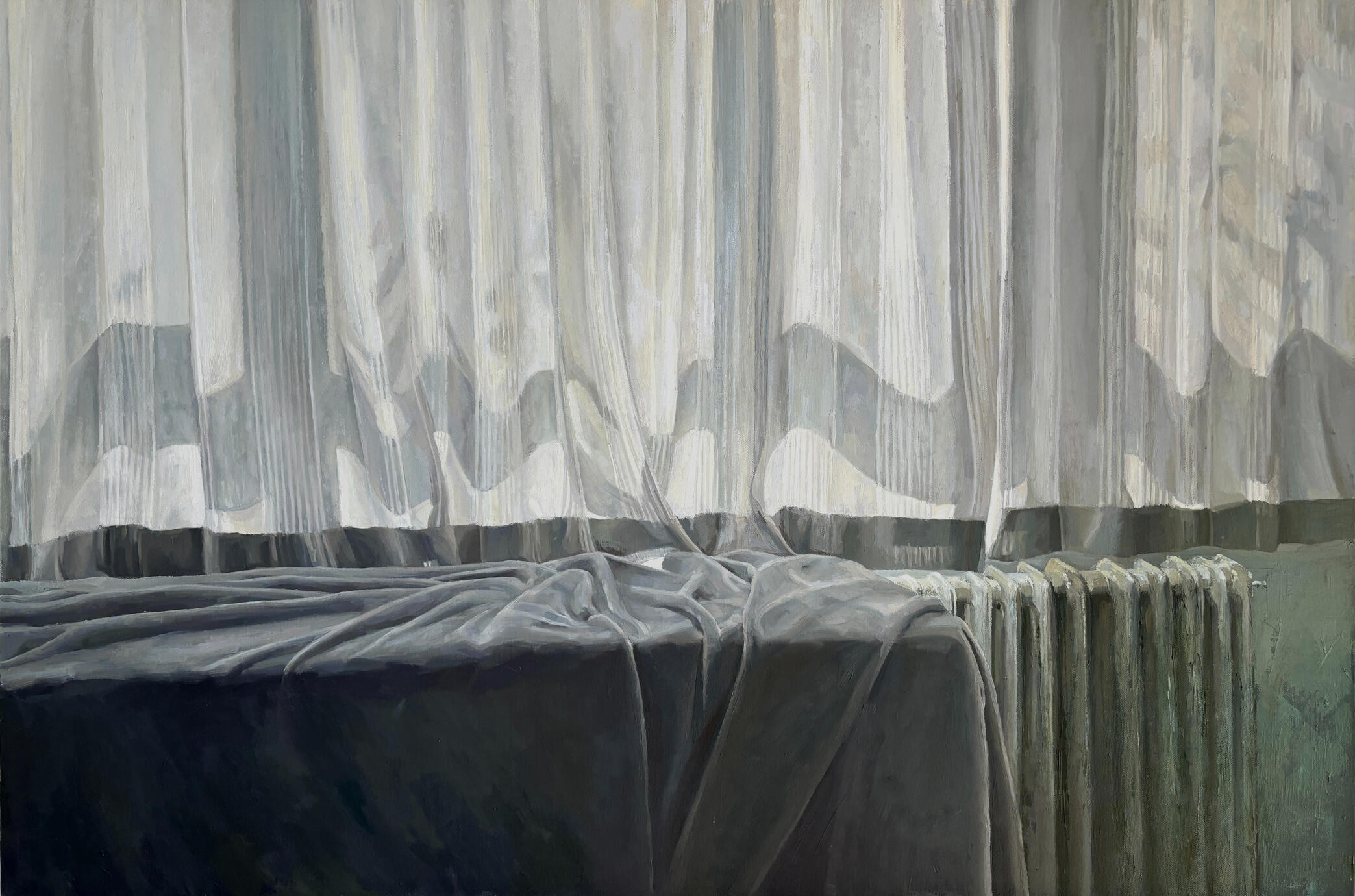 Curtain series1 80*120cm oil paint