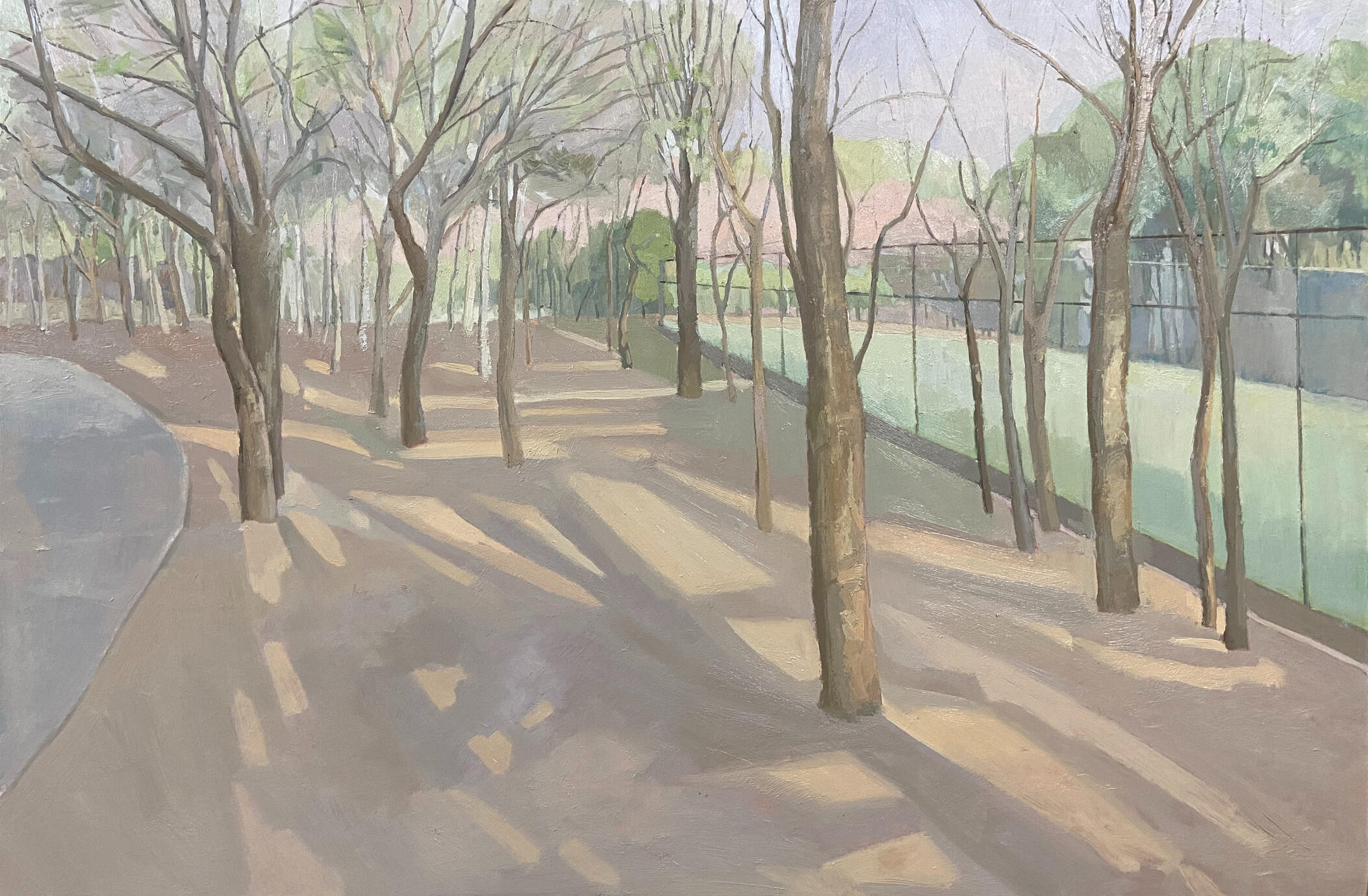 Towards light 80*120cm oil paint