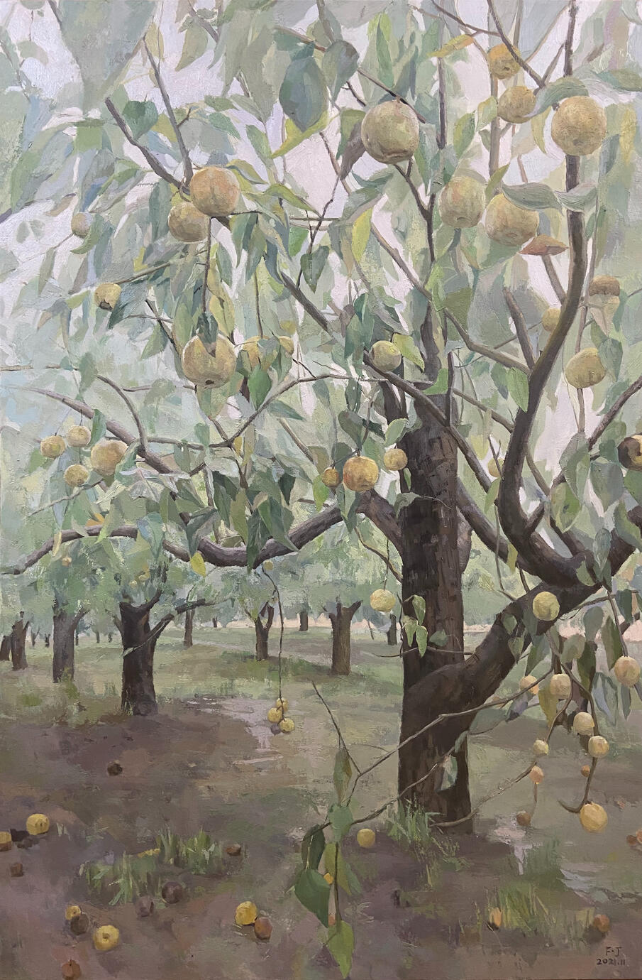 Autumn Fruits 100*160cm oil paint