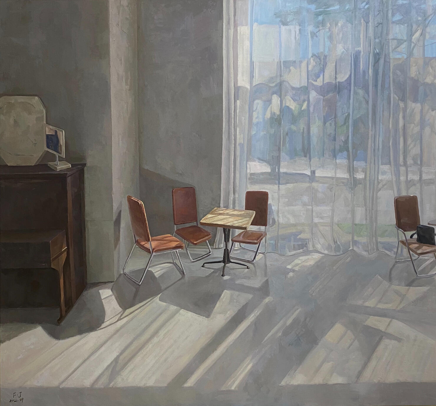 After a Long Time 140*150cm oil paint