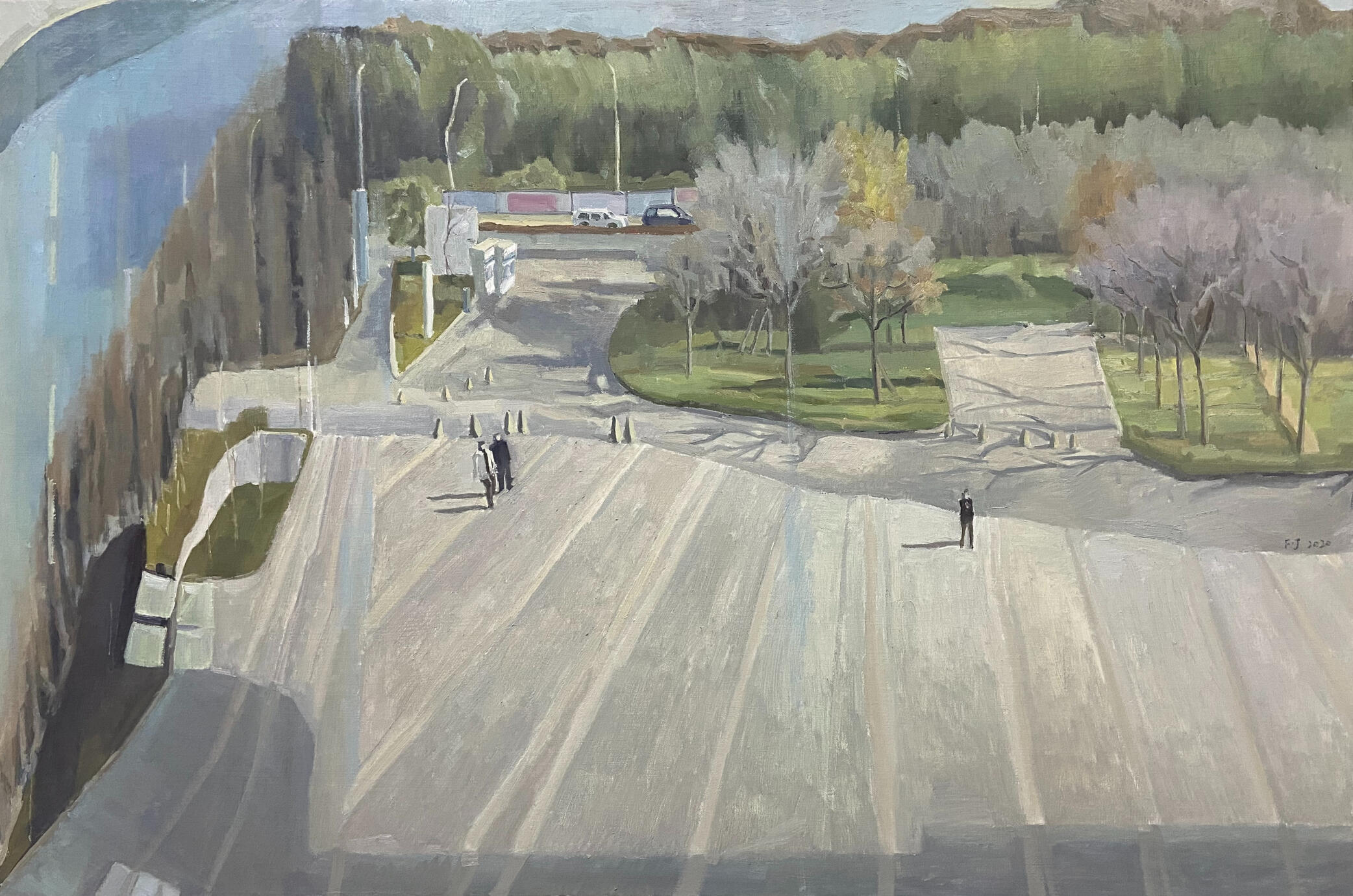 Unreal shapes 100*120cm oil paint